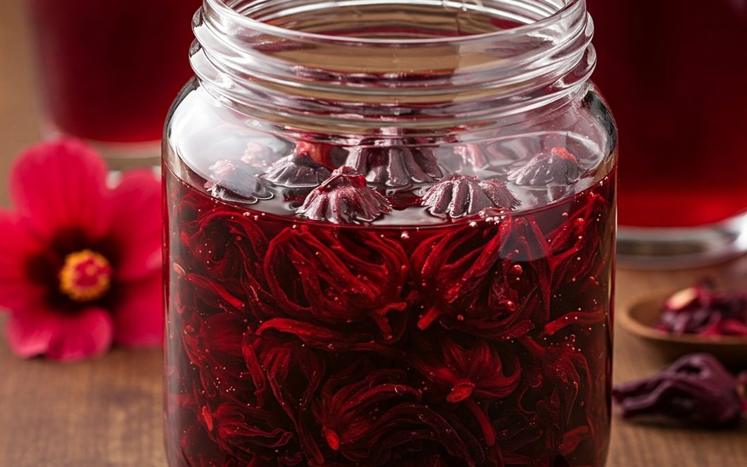 Cách ngâm hoa atiso đỏ