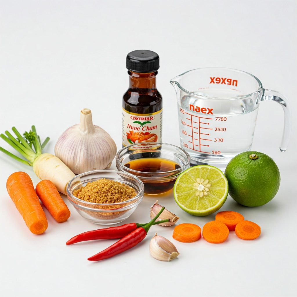 NGUYÊN LIỆU CHUẨN KHÔNG CẦN CHỈNH CHO NƯỚC CHẤM BÁNH XÈO NGON TUYỆT