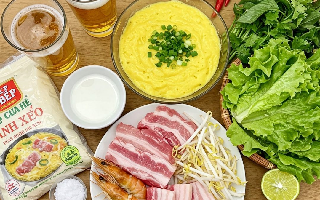 Bếp của He 16 Cách Làm Bánh Xèo Giòn Ngon “Thần Sầu” Tại Nhà – Bếp Của He Chia Sẻ!